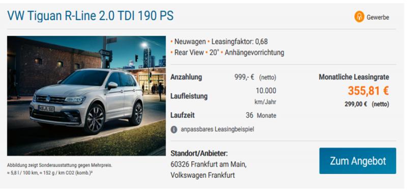 PODUZETNICI, POŽURITE PO SVOG VW Tiguana R-Line 2.0 TDI 190 PS