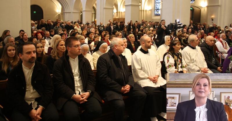 (VIDEO) POSLUŠAJTE Čestitku predsjednice Republike Hrvatske Grabar - Kitarović povodom 50. obljetnice Hrvatske katoličke misije Hamburg