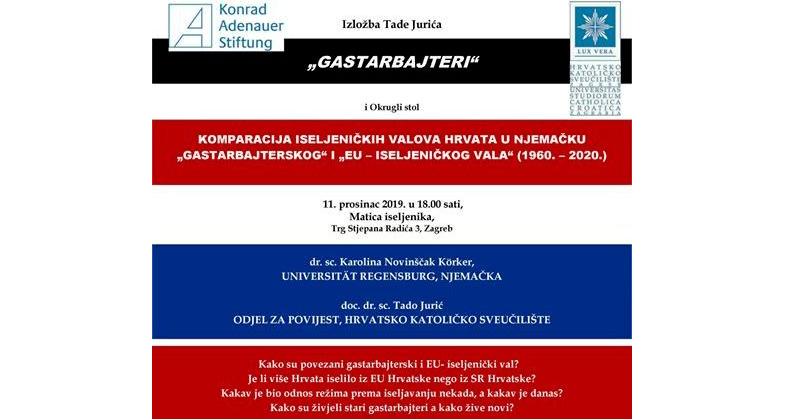 DOLAZITE NA NAJLJEPŠI ADVENT U EUROPI? Ne propustite posjetiti izložbu Tade Jurića 'Gastarbajteri' u Matici iseljenika