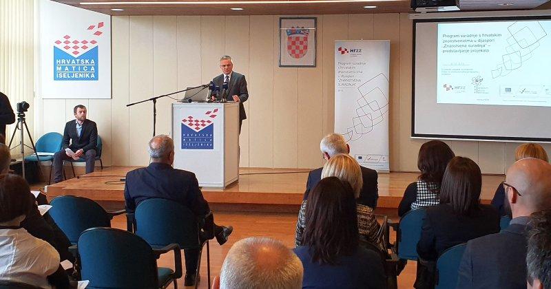 SURADNJA DOMOVINSKE I SVJETSKE HRVATSKE ZNANSTVENE DIJASPORE Zvonko Milas: Ljudski potencijal i znanje su najvrjedniji resursi Hrvatske