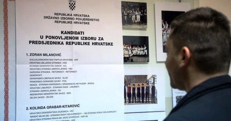REPUBLIKA HRVATSKA BIRA PREDSJEDNIKA Otvorena birališta diljem svijeta. Prvi izborni rezultati već u 20 sati