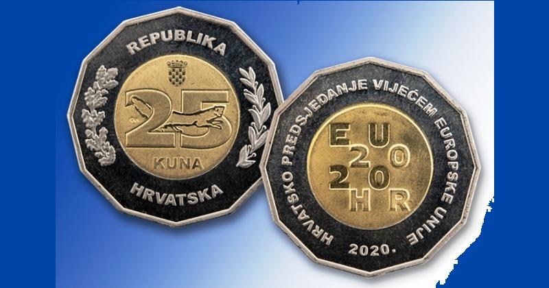 PREDSJEDANJE HRVATSKE VIJEĆEM EUROPSKE UNIJE – HNB izdao novu kovanicu od 25 kuna. O narudžbi i kupnji možete saznati ovdje