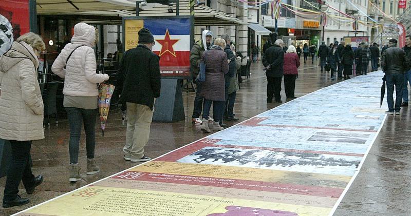 ‘TRAŽIMO ZABRANU’ HVIDR-a osudila postavljanje zastave bivše SFRJ na plakatima u Rijeci