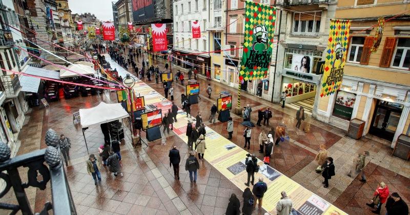 RIJEKA KRENULA S PROGRAMOM NA 30 LOKACIJA Na otvorenju EPK 500 izvođača i 70 događanja