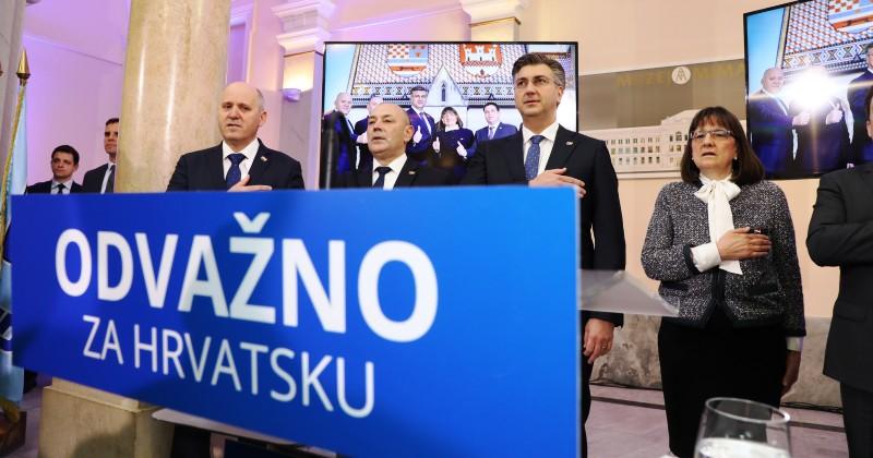 'ODVAŽNO ZA HRVATSKU' - PLENKOVIĆ PREDSTAVIO PROGRAM I najavio jačanje borbe protiv korupcije i kriminala