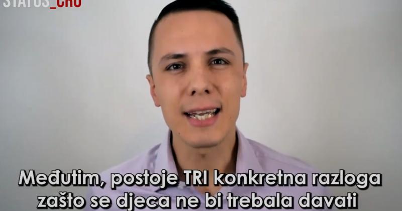 FRANO ČIRKO 'Ovo su tri razloga zašto istospolnim parovima ne treba dati pravo na udomljavanje djece.' Pogledajte i razmislite