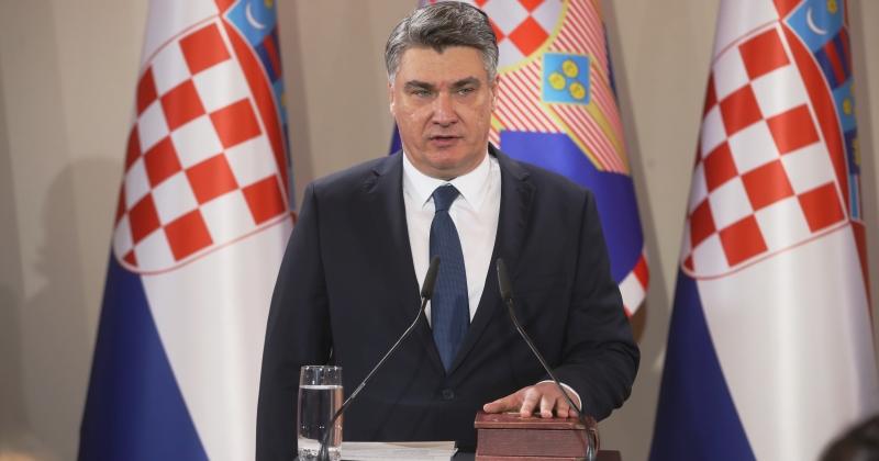 'PRISEŽEM SVOJOM ČAŠĆU DA ĆU DUŽNOST PREDSJEDNIKA RH OBAVLJATI SAVJESNO I ODGOVORNO' Zoran Milanović prisegnuo za predsjednika Republike Hrvatske