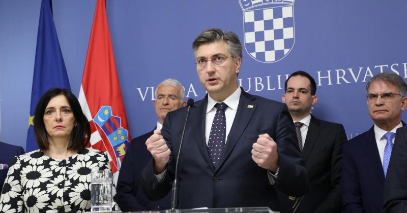 STROGE MJERE U HRVATSKOJ Plenković: U ratu smo protiv koronavirusa i njegovih društveno-ekonomskih posljedica