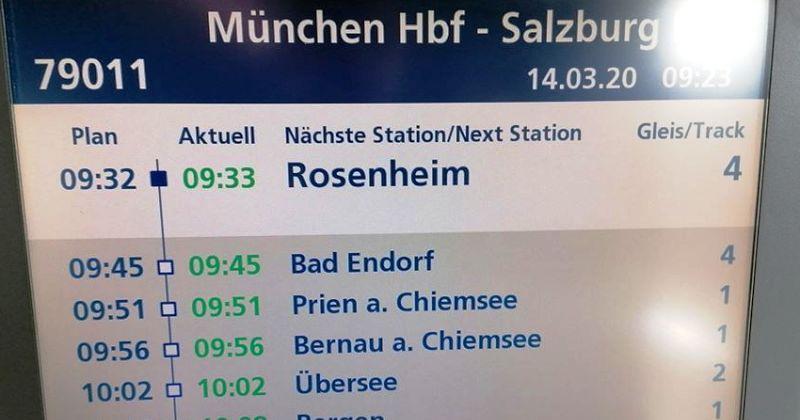 DO DALJNJEGA OBUSTAVLJEN AUTOBUSNI I ŽELJEZNIČKI PRIJEVOZ IZMEĐU NJEMAČKE, ŠVICARSKE, AUSTRIJE I HRVATSKE Obustavljeni su i međunarodni vlakovi