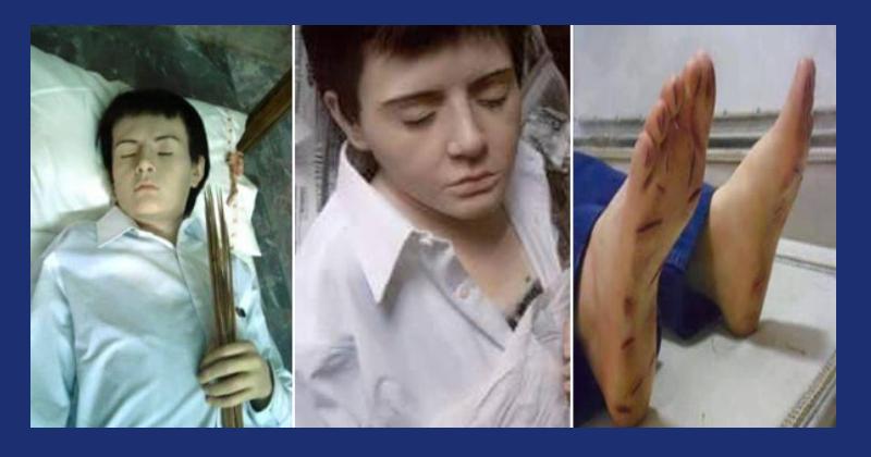 SVI SMO POZVANI NA SVETOST Ovo je relikvijar/kip četrnaestgodišnjaka iz Meksika, svetog Joséa Sancheza del Ria (1913. - 1928.)