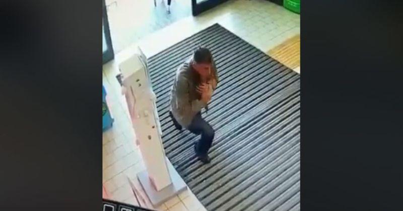 OGLASIO SE HRVAT KOJI JE KLEKNUO I PREKRIŽIO SE NA ULASKU U KAUFLAND 'Sredstvo za dezinfekciju meni je djelovalo kao sveta voda na ulasku u crkvu'