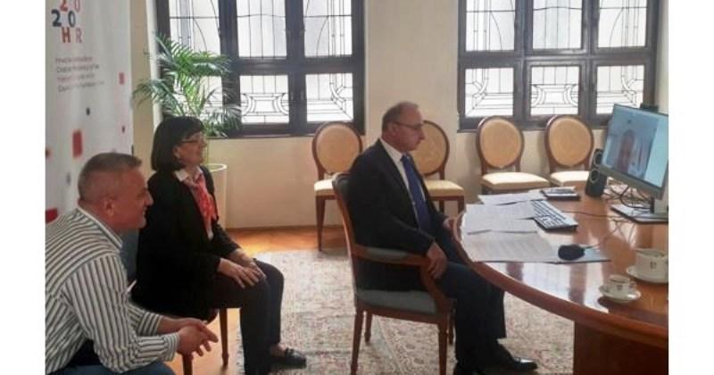 GRLIĆ-RADMAN, MILAS I BUŠIĆ Održali video-sastanak s predsjedavajućim Doma naroda Parlamentarne skupštine Bosne i Hercegovine Draganom Čovićem