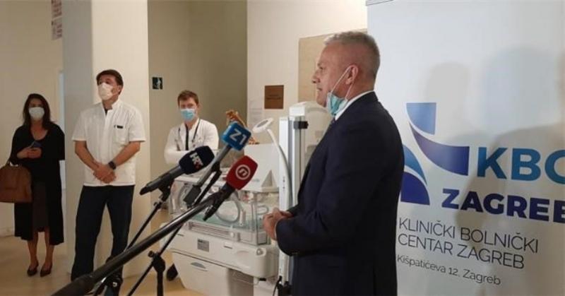 HRVATI IZ SAD-a Donirali Petrovoj bolnici u Zagrebu sustav za reanimaciju beba i inkubator u vrijednosti od 44.000 dolara