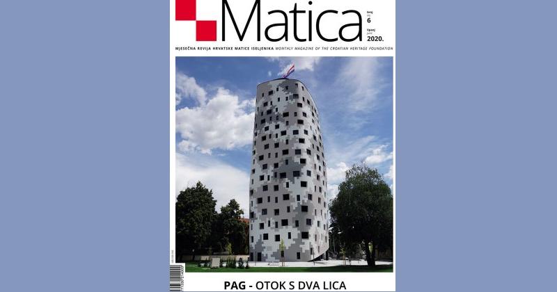 OBJAVLJEN LIPANJSKI BROJ ČASOPISA MATICA Sadrži šezdesetak raznovrsnih domovinskih i iseljeničkih priloga od Europe do Južne Amerike