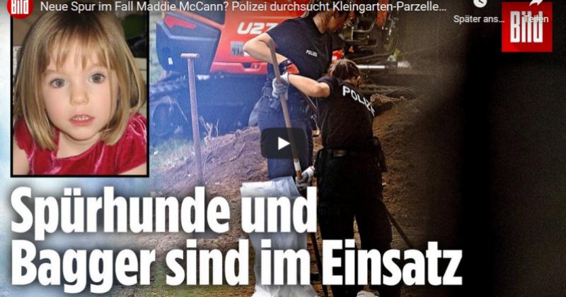 (VIDEO) BREAKING NEWS Njemačka policija kod Hannovera traga za dokazima o nestaloj Maddie McCann
