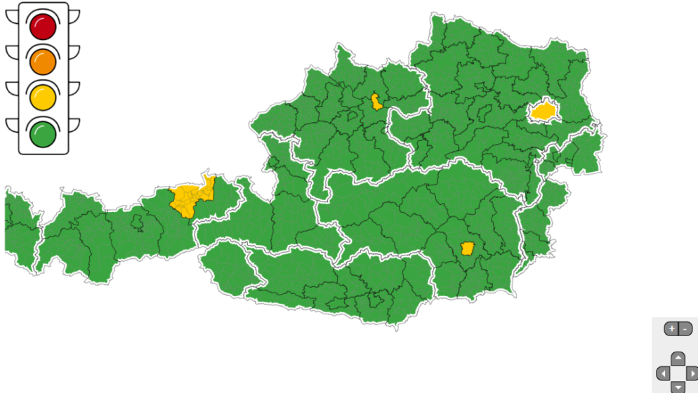Austrija uvela ‘korona-semafor’