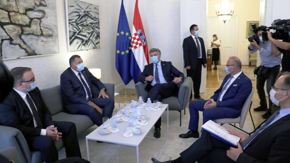 Član Predsjedništva Bosne i Hercegovine Milorad Dodik: 'Hrvatska ima pravo skrbiti o Hrvatima u BiH'