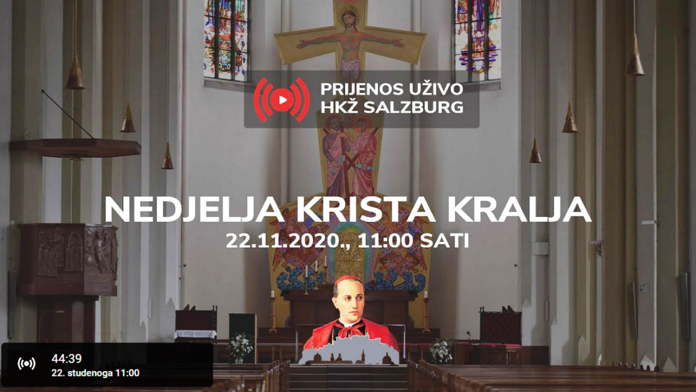 UŽIVO IZ SALZBURGA – Prijenos svete mise u 11 sati