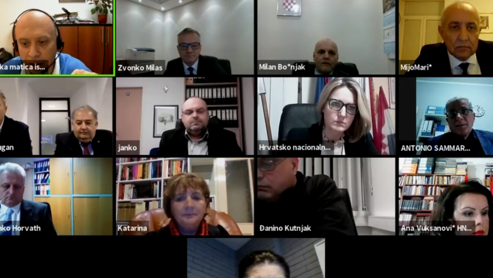 VIRTUALNA KONFERENCIJA: 'Republika Hrvatska i projekti hrvatskih manjinskih zajednica - spone koje nas povezuju'