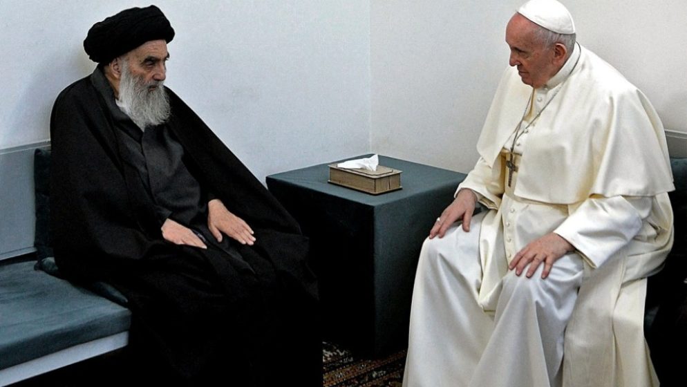 Povijesni susret pape Franje i šijitskog duhovnog vođe Sistanija