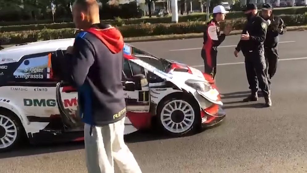 (VIDEO) Prije pobjedničke utrke izazvao prometnu nesreću, provjerio ima li ozlijeđenih i policiji pred nosom odjurio