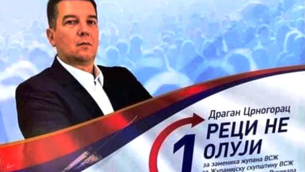 Crnogorac o predizbornom sloganu ‘Reci ne Oluji!’: Osjećam se diskriminirano