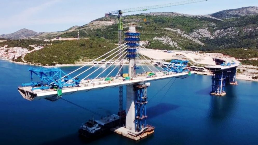 (VIDEO) SAMO ČETIRI MJESECA DO SPAJANJA: Ovako danas izgleda Pelješki most