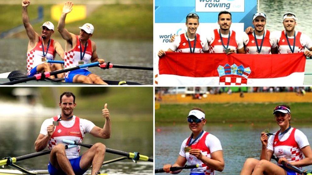 Četiri medalje za Hrvatsku na Svjetskom veslačkom kupu! Bravo