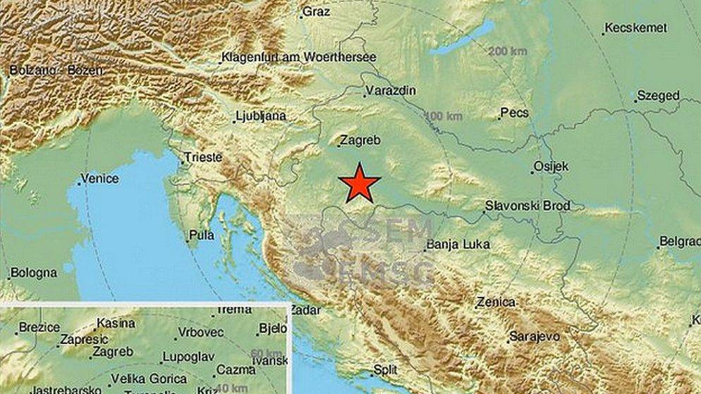 Prilično jak potres zatresao Petrinju, osjetio se i u Zagrebu