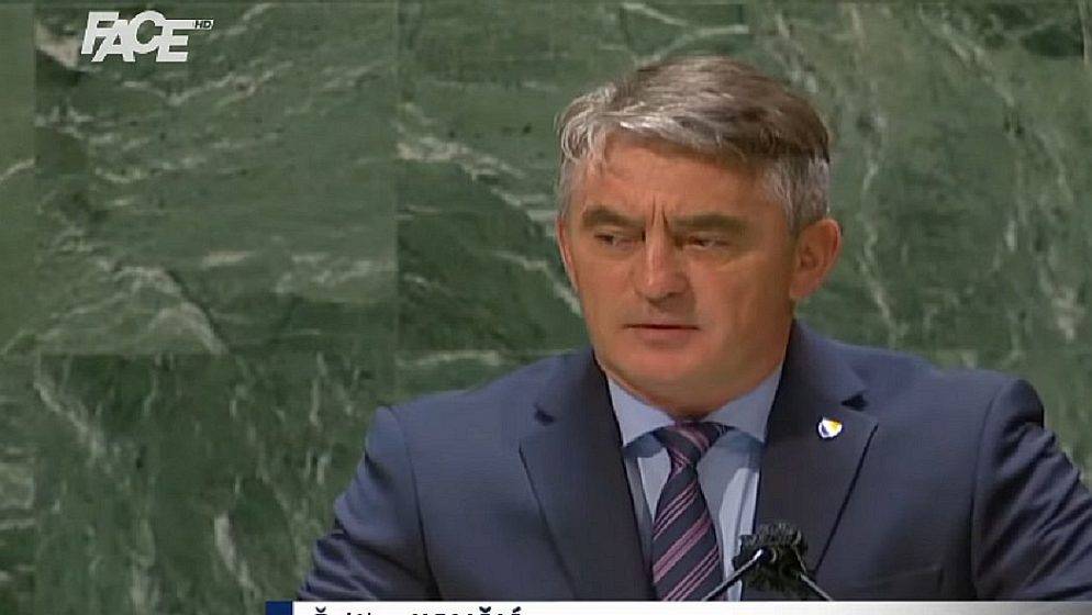 Komšić pred Općom skupštinom Ujedinjenih naroda kritizirao Hrvatsku