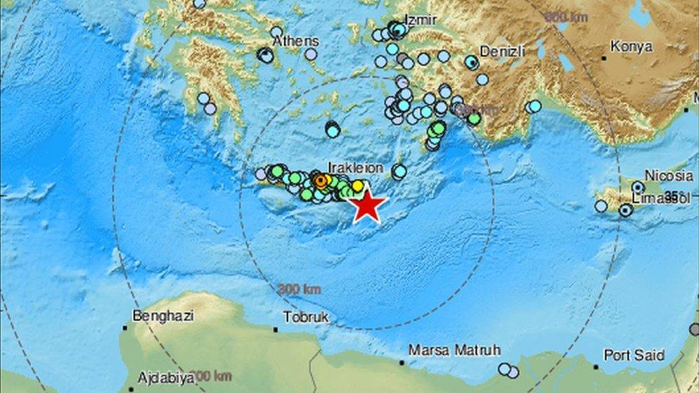 Snažan potres pogodio otok Kretu