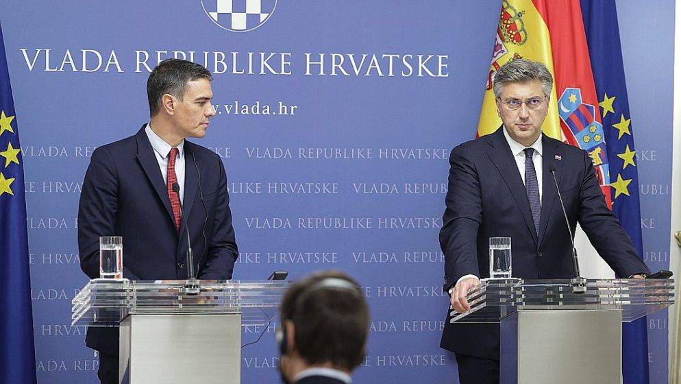 Plenković i Sanchez najavili jačanje suradnje Hrvatske i Španjolske