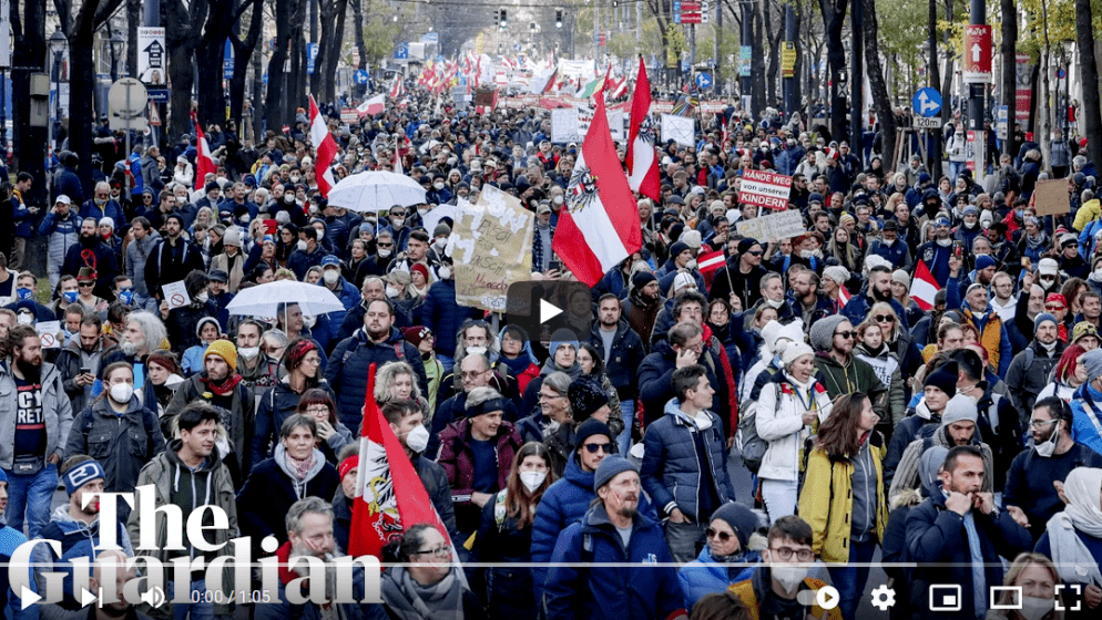 Oko 35 tisuća prosvjednika protiv novih Covid mjera u Beču