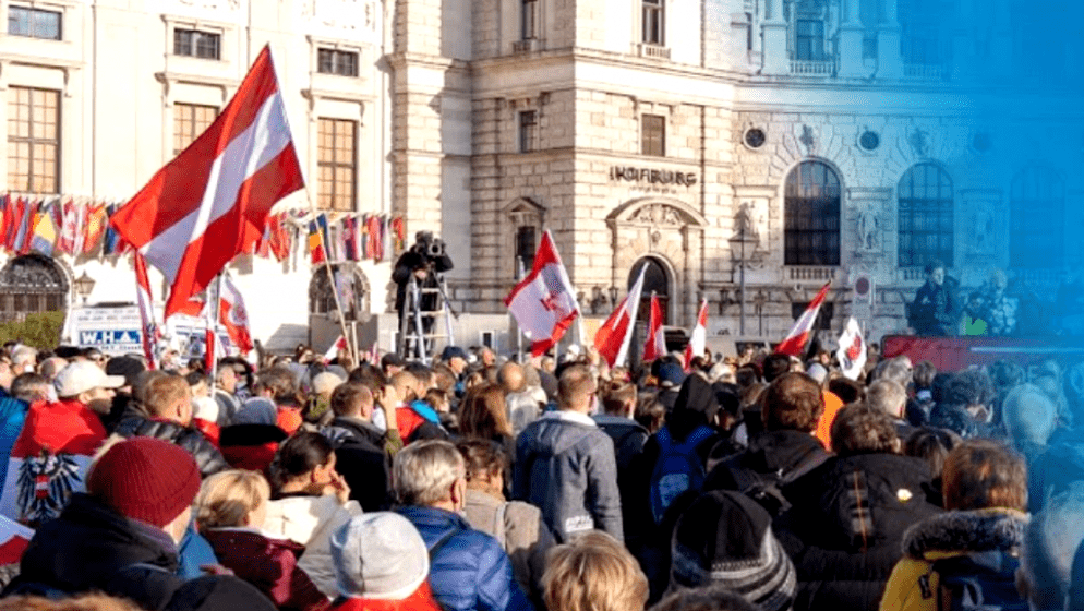 Tisuće prosvjednika na ulicama Beča demonstrirale protiv uvedenih ograničenja