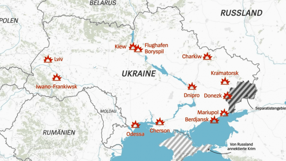Rusija napala Ukrajinu s kopna, iz zraka i s mora: Poginulo 40-ak ukrajinskih vojnika i desetak civila, separatisti osvajaju teritorije