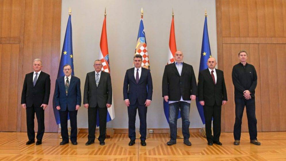 Milanović primio sudionike Vojno redarstvene operacije ‘Otkos 10’, jedne od prvih oslobodilačkih operacija HV-a u Domovinskom ratu