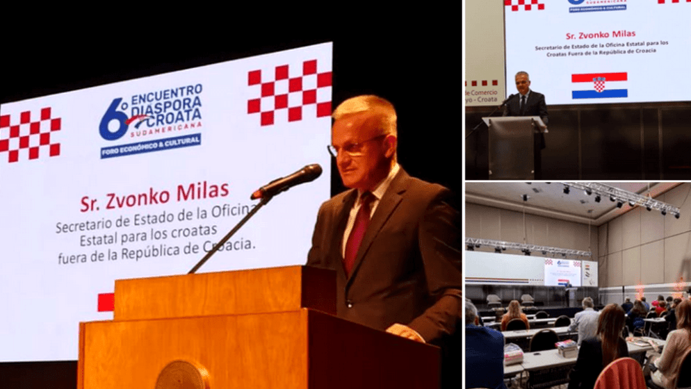 Državni tajnik Zvonko Milas sudjelovao na svečanom otvorenju šestog po redu susreta Hrvata u Južnoj Americi