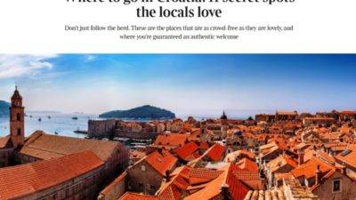 Britanski The Times izdvojio 11 prekrasnih lokacija u Hrvatskoj koje morate posjetiti