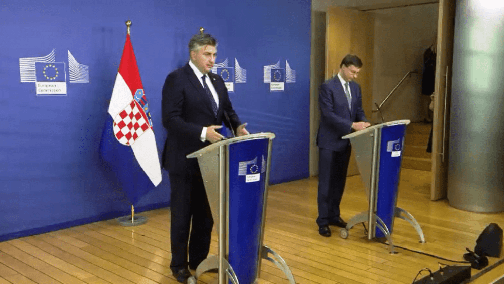 Izvršni potpredsjednik EK Valdis Dombrovskis u službenom posjetu Hrvatskoj