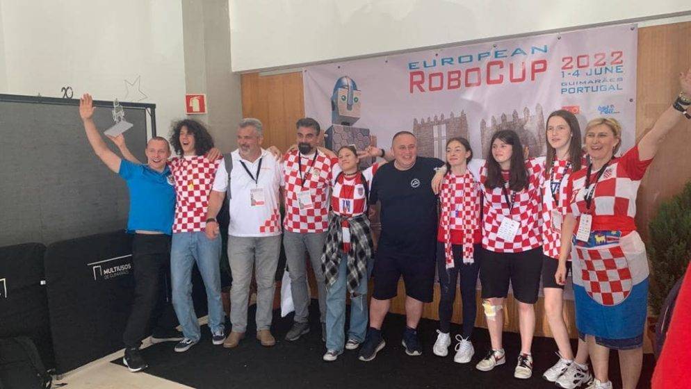 Mladi hrvatski robotičari osvojili četiri prva mjesta na Euro RoboCupu