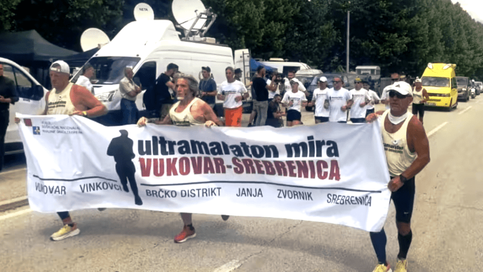 Ultramaratonci iz Vukovara stigli u Srebrenicu noseći poruku mira