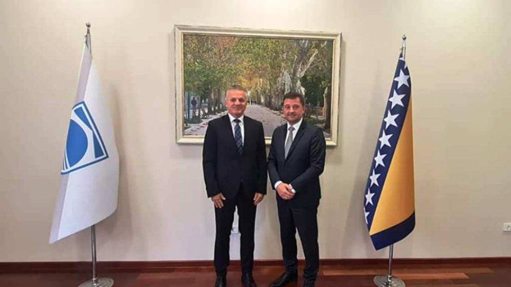 Milas se u Mostaru susreo s gradonačelnikom Kordićem, razgovarali o zajedničkim projektima od značaja za unaprjeđenje kvalitete  života Hrvata u Mostaru