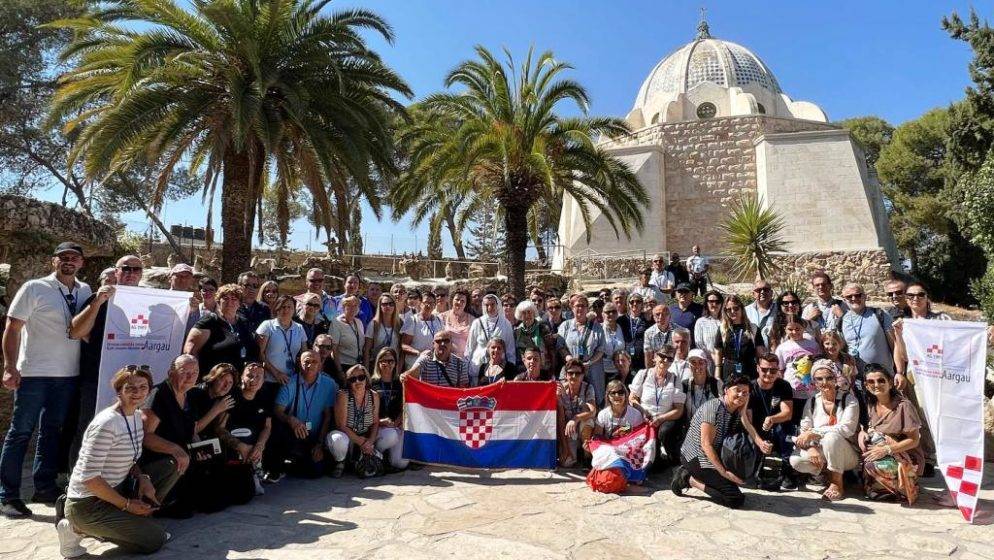 Vjernici iz Hrvatske katoličke misije Aargau hodočastili u Izrael