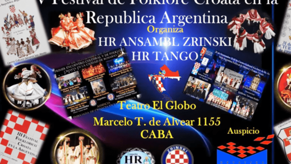 U Argentini se održava 5. po redu Hrvatski folklorni festival