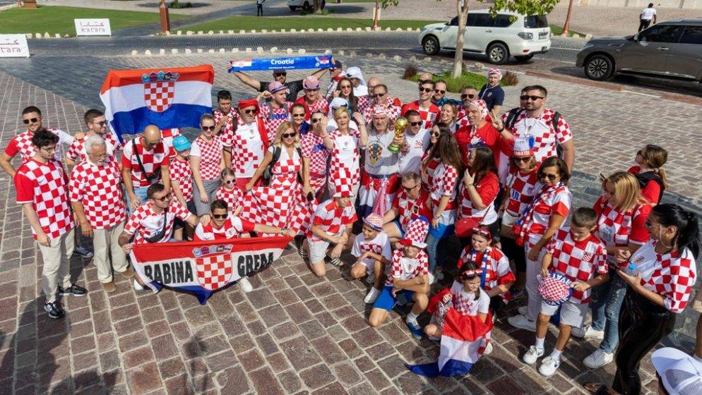 Hrvatski navijači opet u centru pažnje u Kataru, pogledajte kakav su spektakl ovaj put izveli