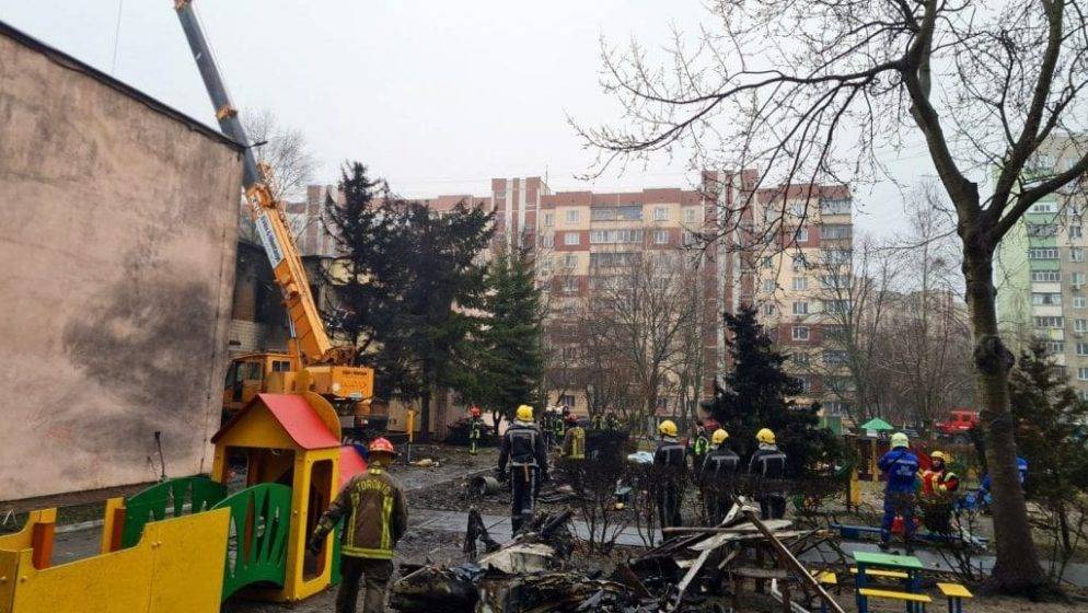 Ukrajinski ministar i 17 drugih poginulo u padu helikoptera pored vrtića