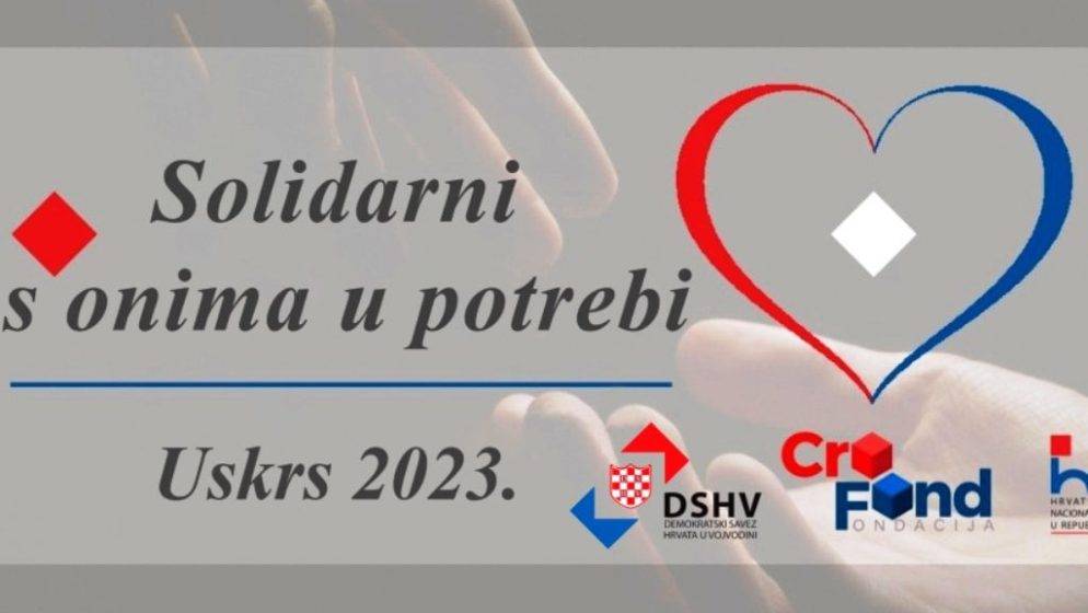 Fondacija ‘Cro-Fond‘ organizira akciju prikupljanja donacija za potrebite hrvatske obitelji u Republici Srbiji za Uskrs
