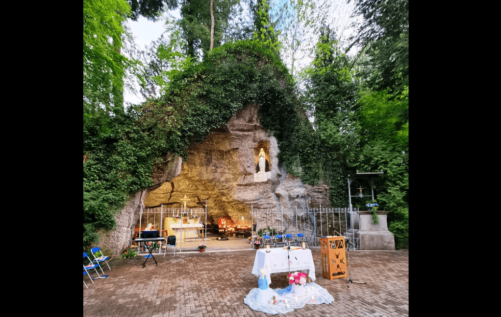 Vjernici iz Hrvatske katoličke misije Aargau obilježili početak svibnja u svetištu Gospe Lurdske u Leuggernu