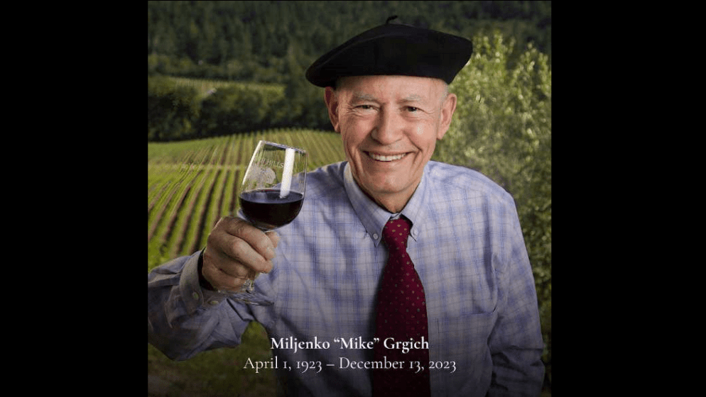 U 101. godini premino najpoznatiji hrvatski vinar Miljenko Mike Grgich