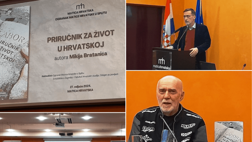 Predstavljena knjiga 'Priručnik za preživljavanje u Hrvatskoj' autora Mikija Bratanića
